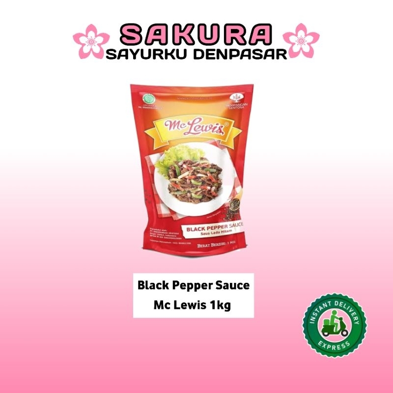 

Saus Black Pepper Black Pepper Sauce Mc Lewis 1kg - SAKURA