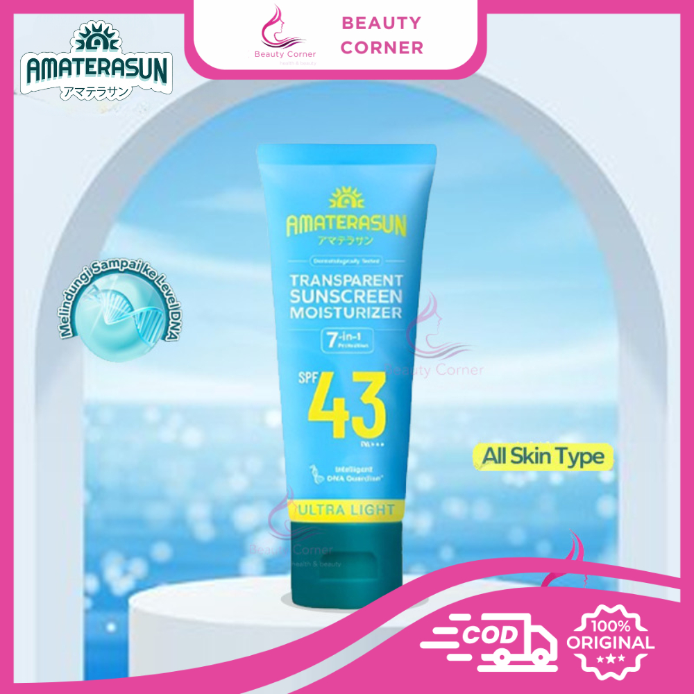 Amaterasun Transparent Sunscreen Moisturizer SPF 43 PA+++ - 50ml