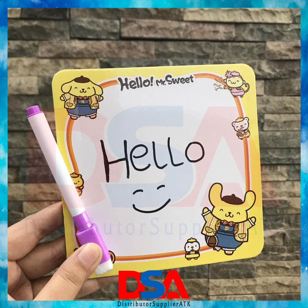 

PAPAN TULIS MINI + SPIDOL PAPAN TULIS ANAK UKURAN MINI BISA DI HAPUS