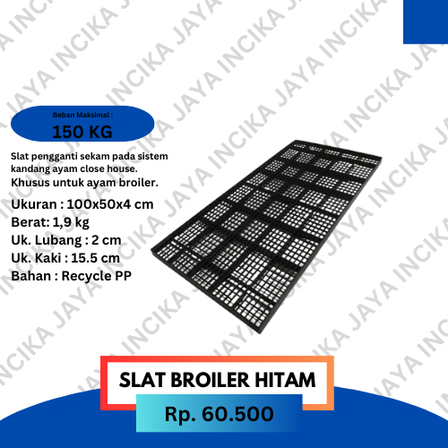 PLASTIK DAN KAKI SLAT BROILER - ALAS KANDANG AYAM