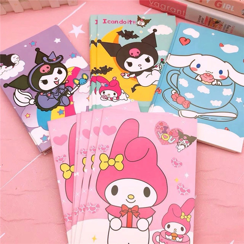 

[PREMIUM] BUKU TULIS A5 MOTIF SANRIO KUROMI MELODY CINNAMOROLL / NOTEBOOK SANRIO