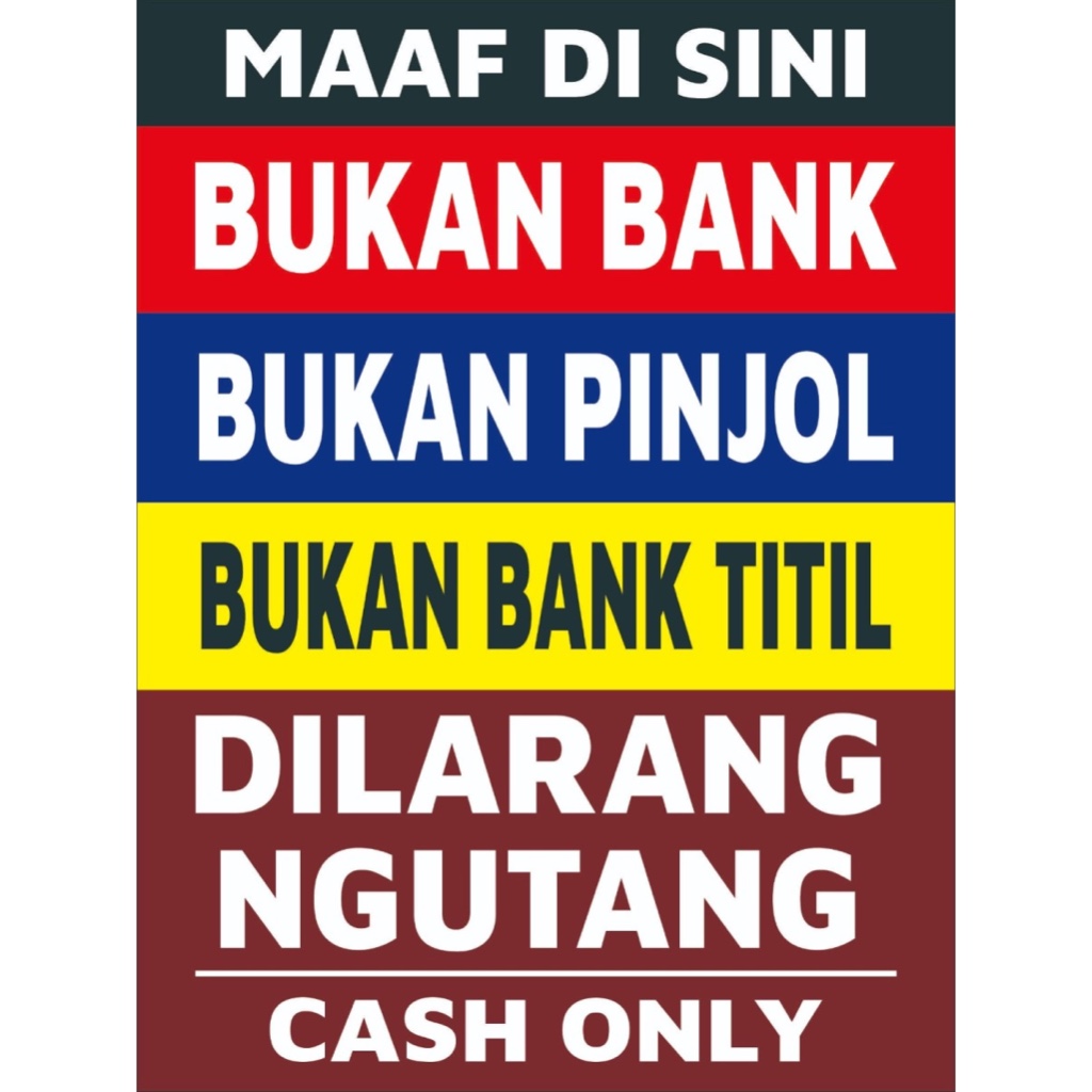 

STIKER VINYL BUKAN PINJOL
