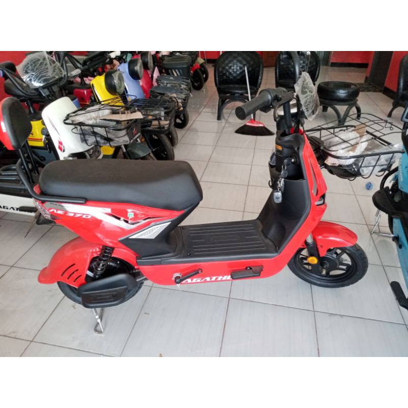 SEPEDA LISTRIK AGATHOS AE 370 MERAH