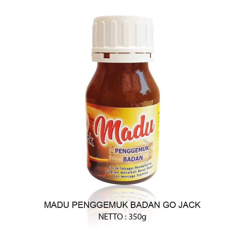 

Madu Penggemuk Badan GO JACK Kemasan 130Gr dan 350gr