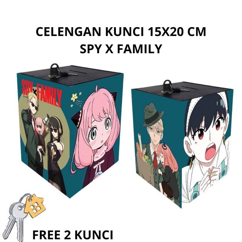 CELENGAN ANIME Celengan Target Jumbo Besar Kunci Termurah Tempat Nabung Uang Celengan Besar Bahan Ka