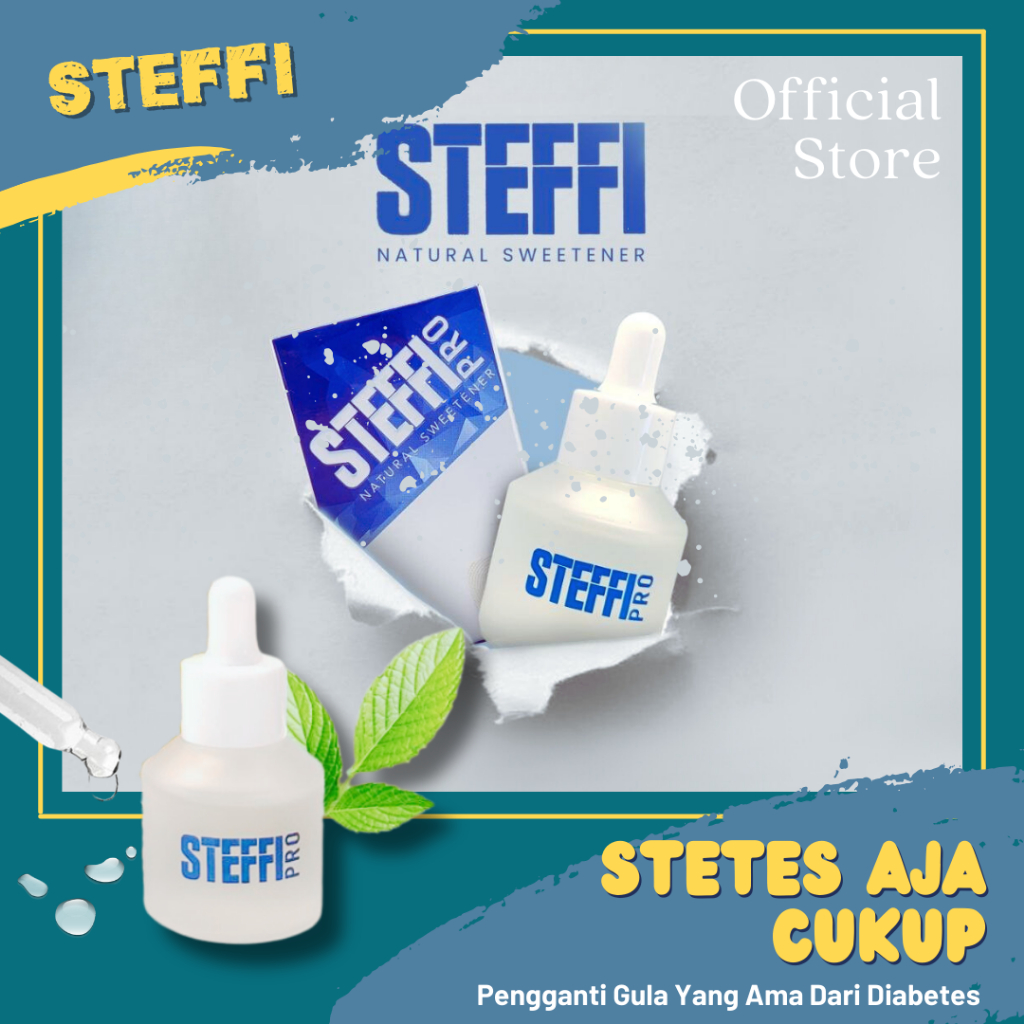 

Steffi 30ml Pemanis Alami Pengganti Gula Alami - Tanpa Bahan Kimia - Aman dari Diabetes - AZOYA OFFICIAL STORE