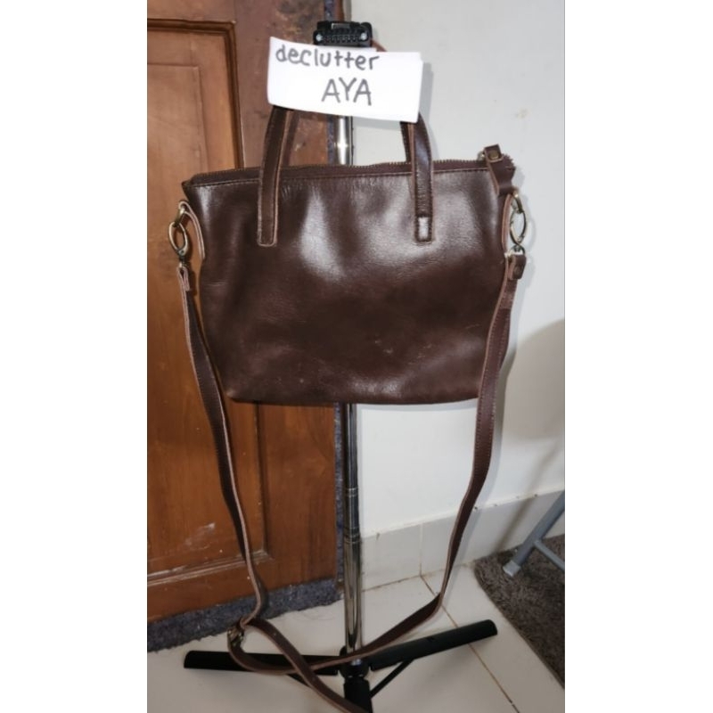 Tas Kulit Asli Sapi Pengrajin Jogja Coklat