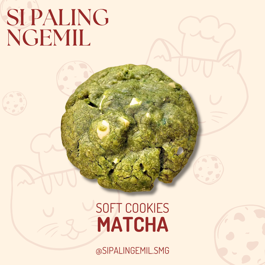 

Soft Cookies - Varian Matcha Cookies min order 2 pcs