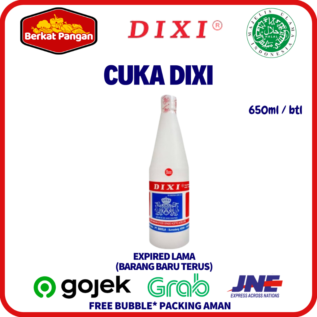 

Dixi Cuka Makan Botol 650 ml