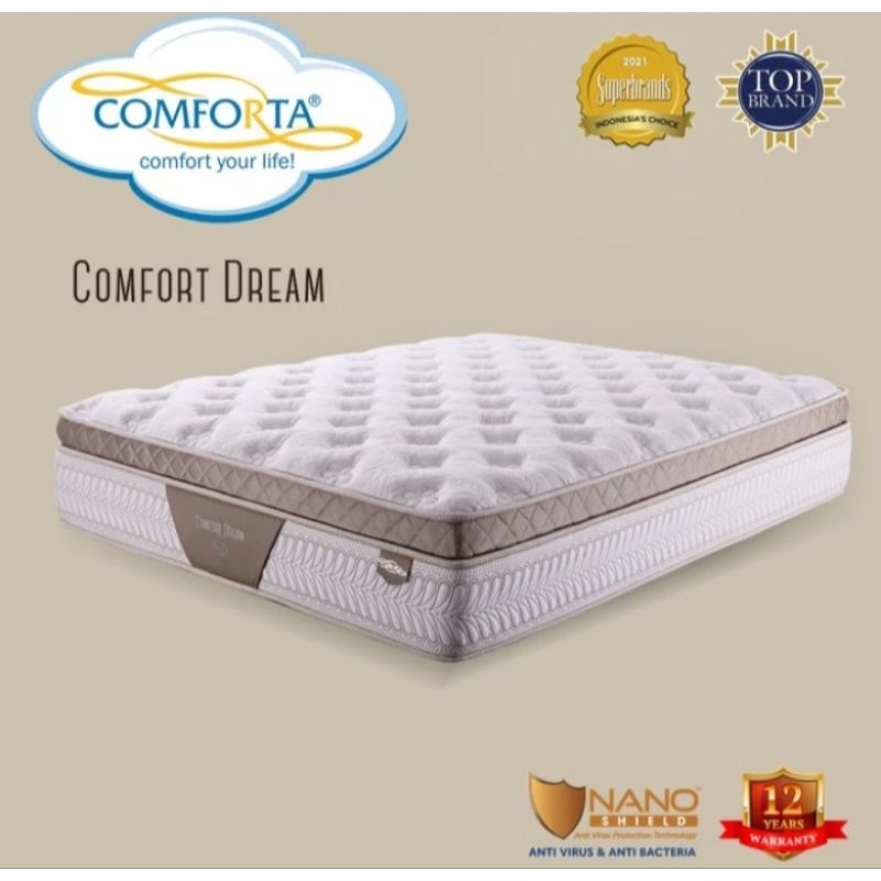 comforta comfort dream kasur saja 180 x 200 spring bed 180x200 matras only