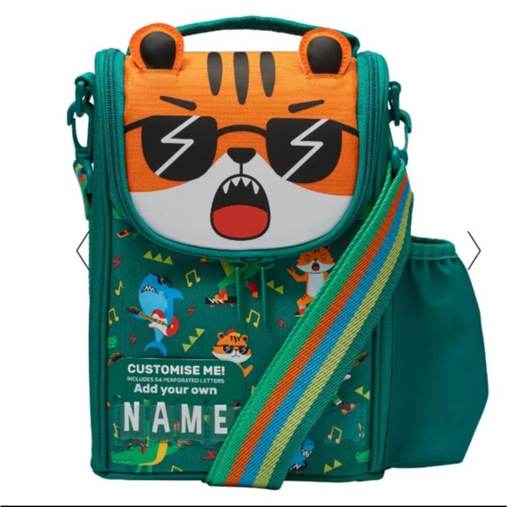 ORIGINAL 100% Smiggle Lunch Bag Slempang motif TIGER