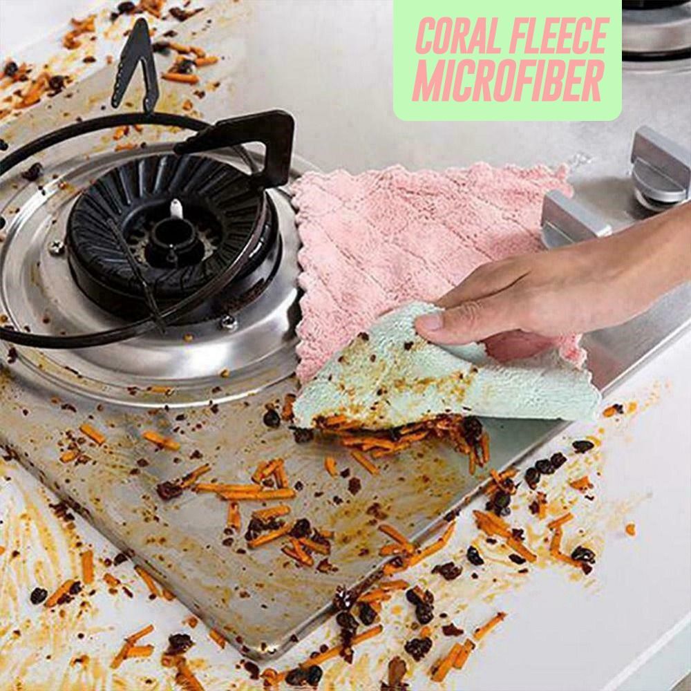 Kain Lap Coral Fleece Microfiber / Kain Lap Multifungsi