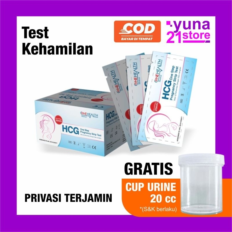 (BELI 10 PCS GRATIS POT URINE ) TESPEK HCG ONEHEALTH TESPEK KEHAMILAN AKURAT