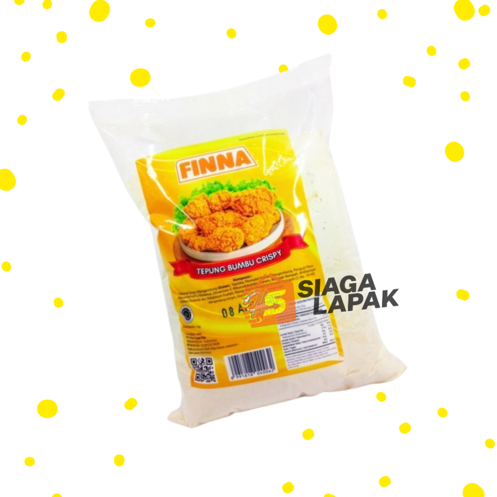 

Tepung Bumbu Crispy Finna 1kg Terigu Tapioka Krispi Fina