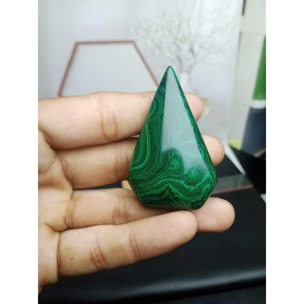 Batu Natural Malachite Ornament (5)