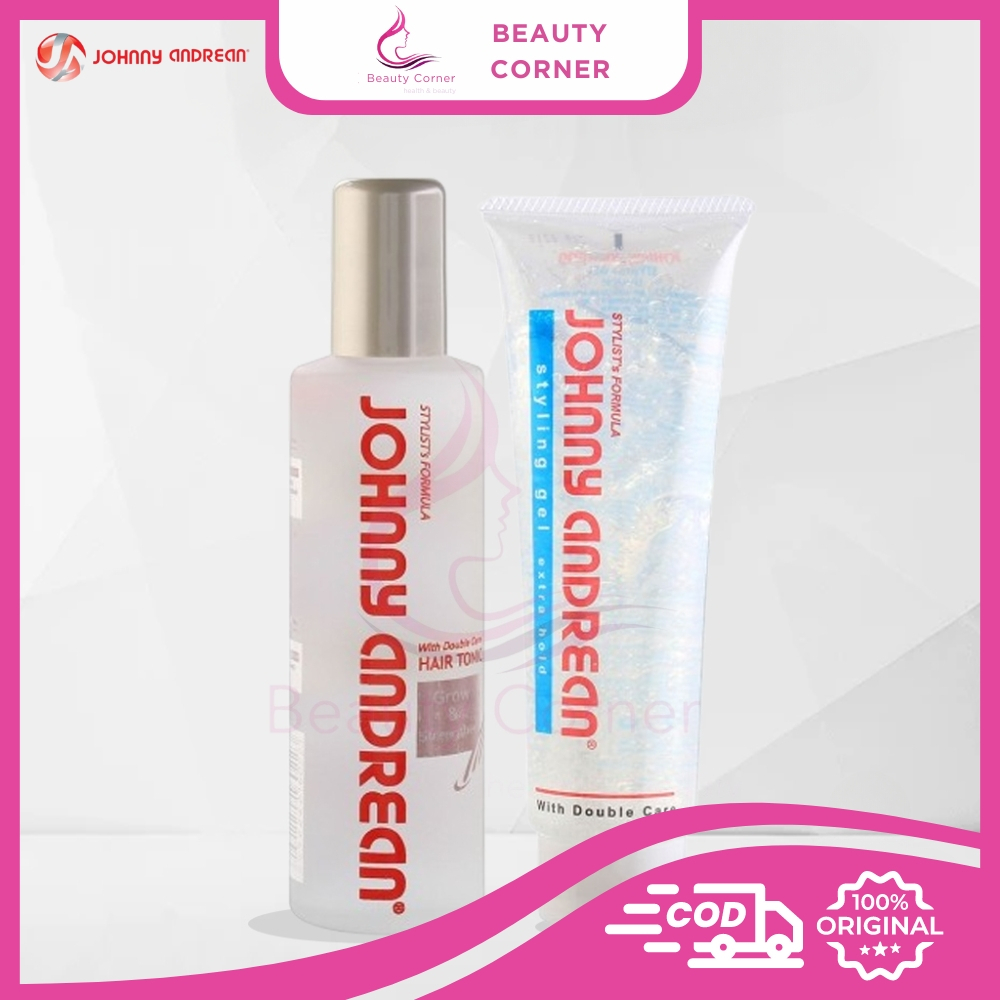 Johnny Andrean Styling Gel Extra Hold | Hair Tonic Growth & Strength
