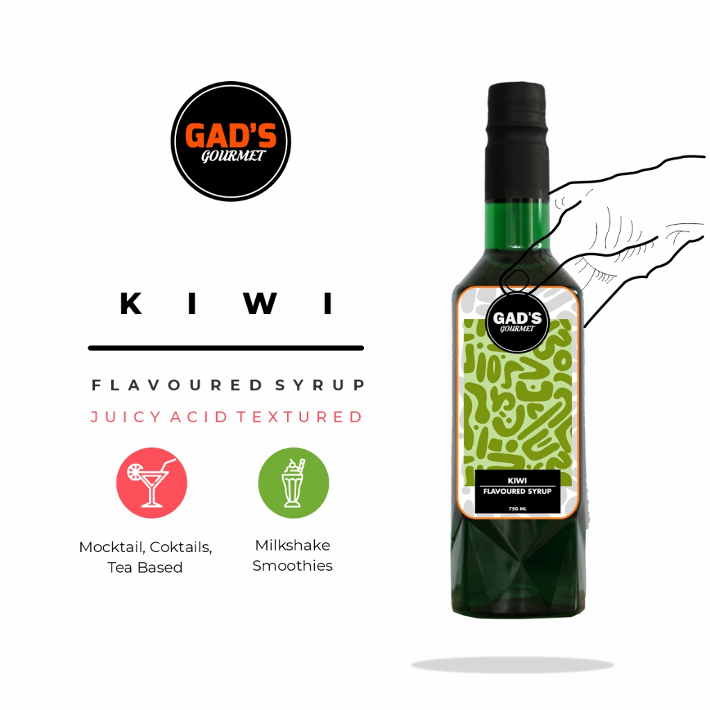 

Syrup Kiwi Gad's Gourmet 750ml