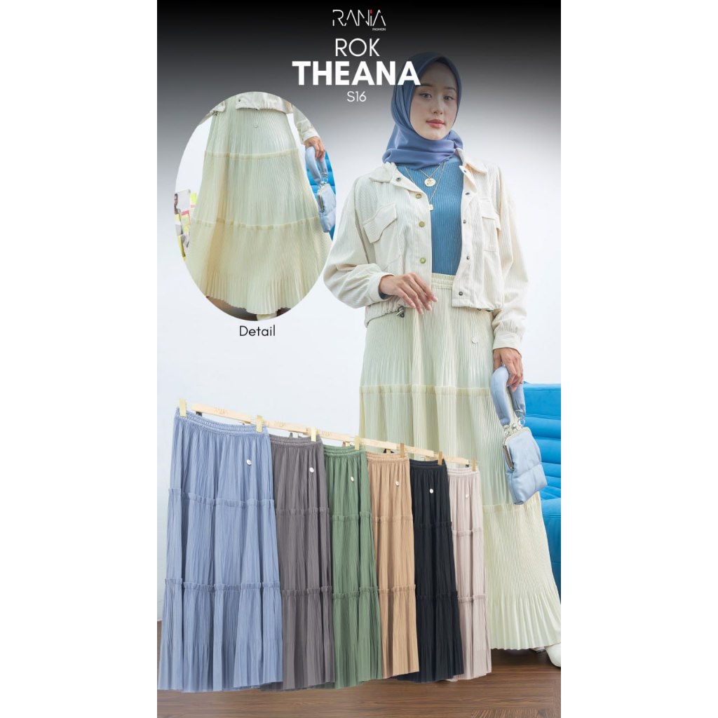 Rok Plisket Theana Premium By Rania Fashion