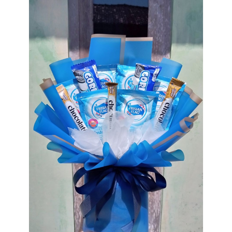 

BUCKET SUSU SACHET / BUKET SUSU SACHET / BUCKET MINUMAN SERBUK / BUKET WISUDA SEMPRO ULANGTAHUN / BUCKET KOPI WISUDA