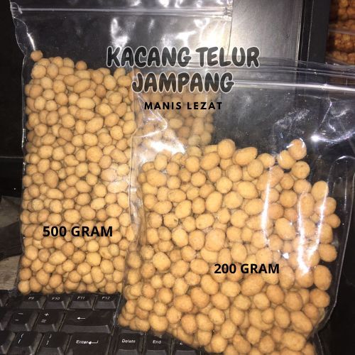 

KACANG TELUR JAMPANG 200GR DAN 500GR SPECIAL RENYAH - COD DAN INSTANT