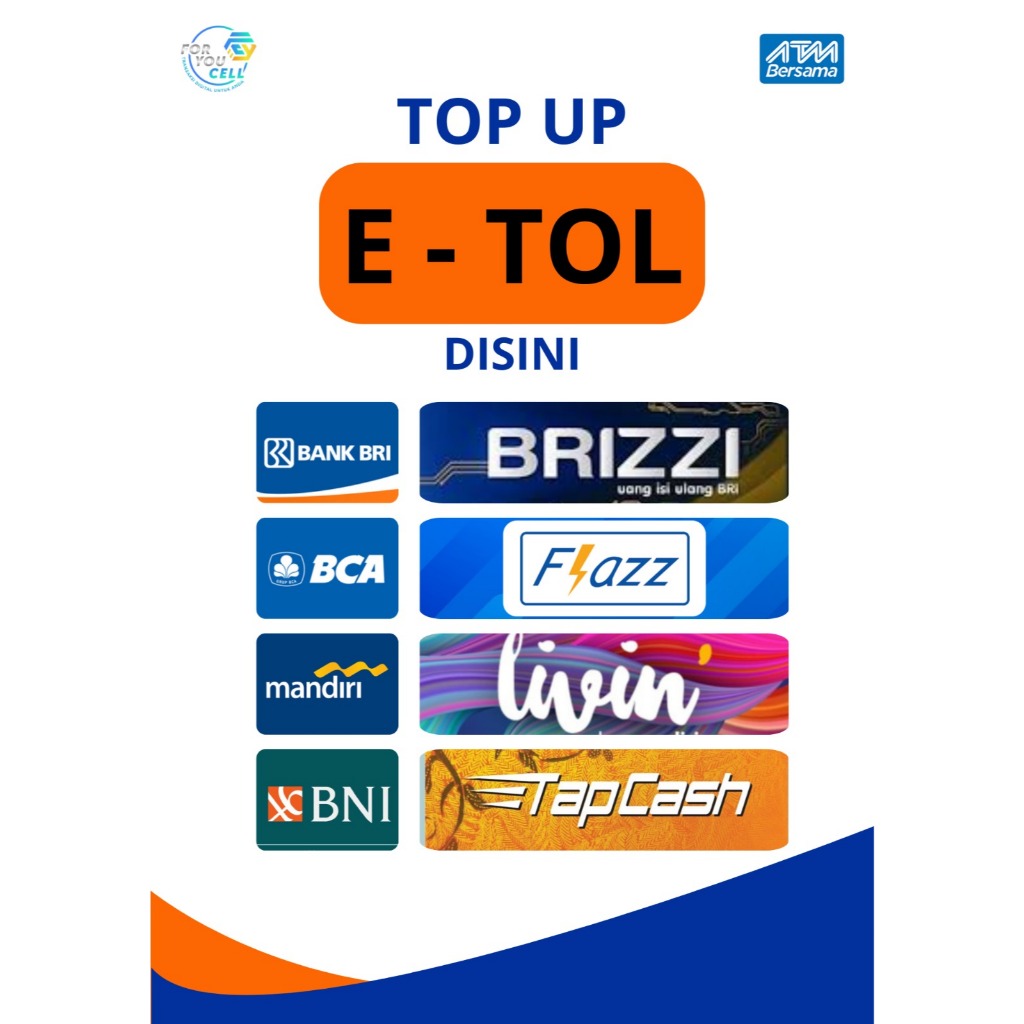 

STIKER VINYL MELAYANI TOP UP E-TOLL ( BUKAN TOP UP )