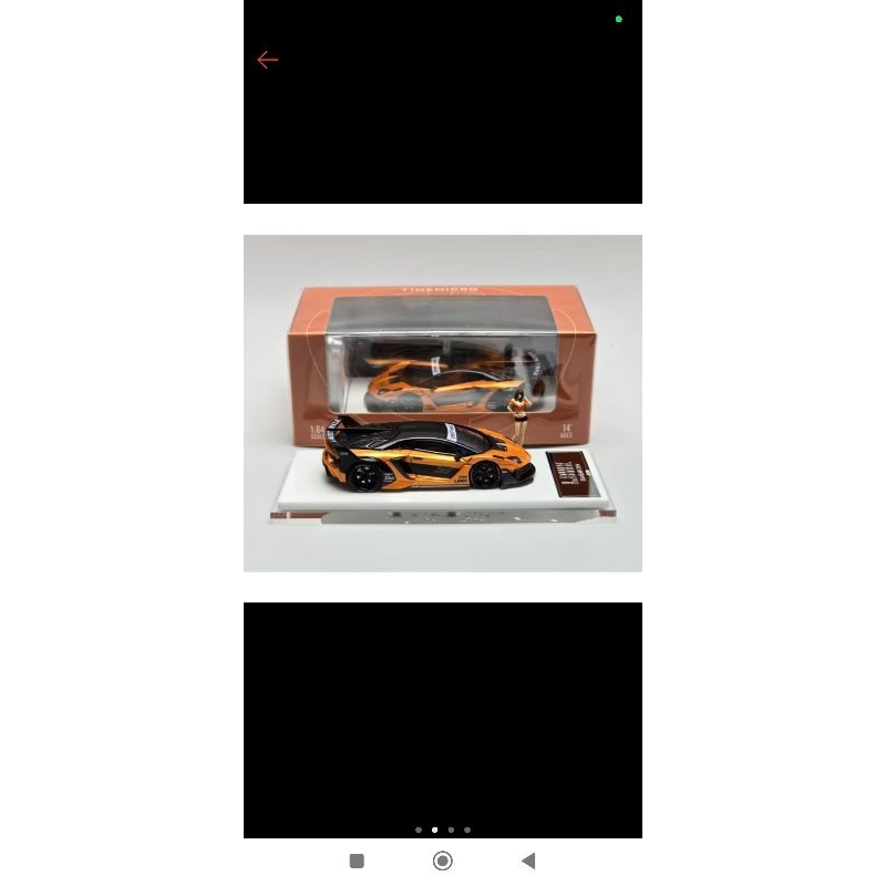 time micro Lamborghini aventador LBWK dengan figure limited edition