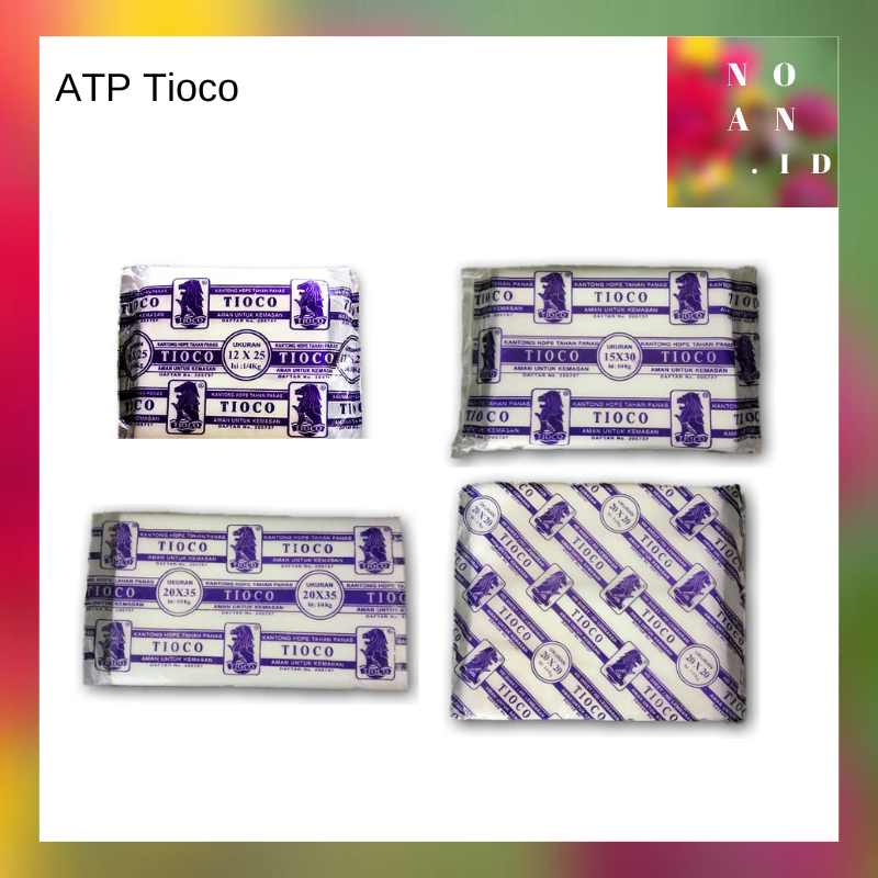 Plastik HDPE (Anti Panas) Tioco 12x25,15x30,20x20,20x35