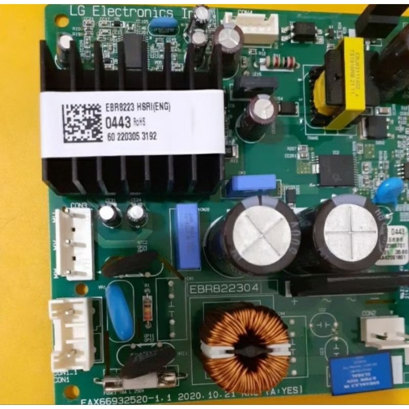 MODUL PCB KULKAS 2 PINTU LG INVENTER EBR8322 0443 ORIGINAL