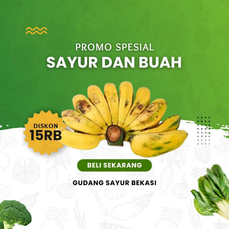 

Pisang Kepok Kuning 1 Sisir