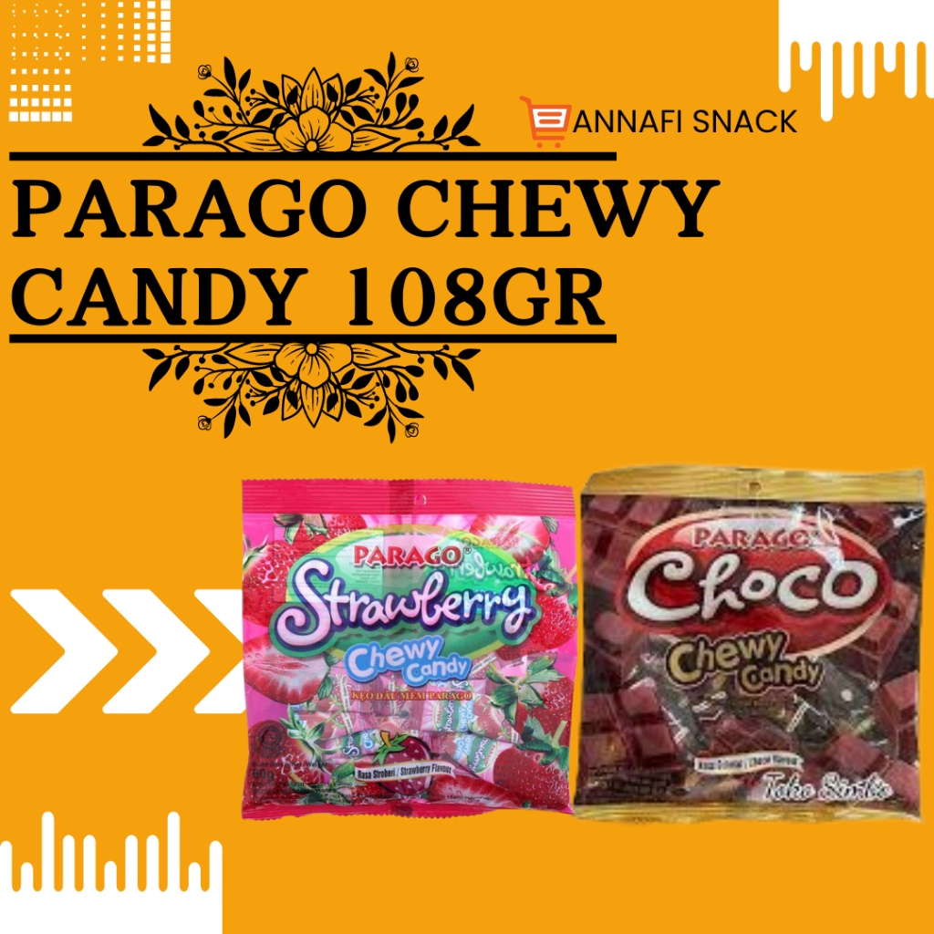 

PARAGO PERMEN LUNAK STROBERI COKLAT 108g