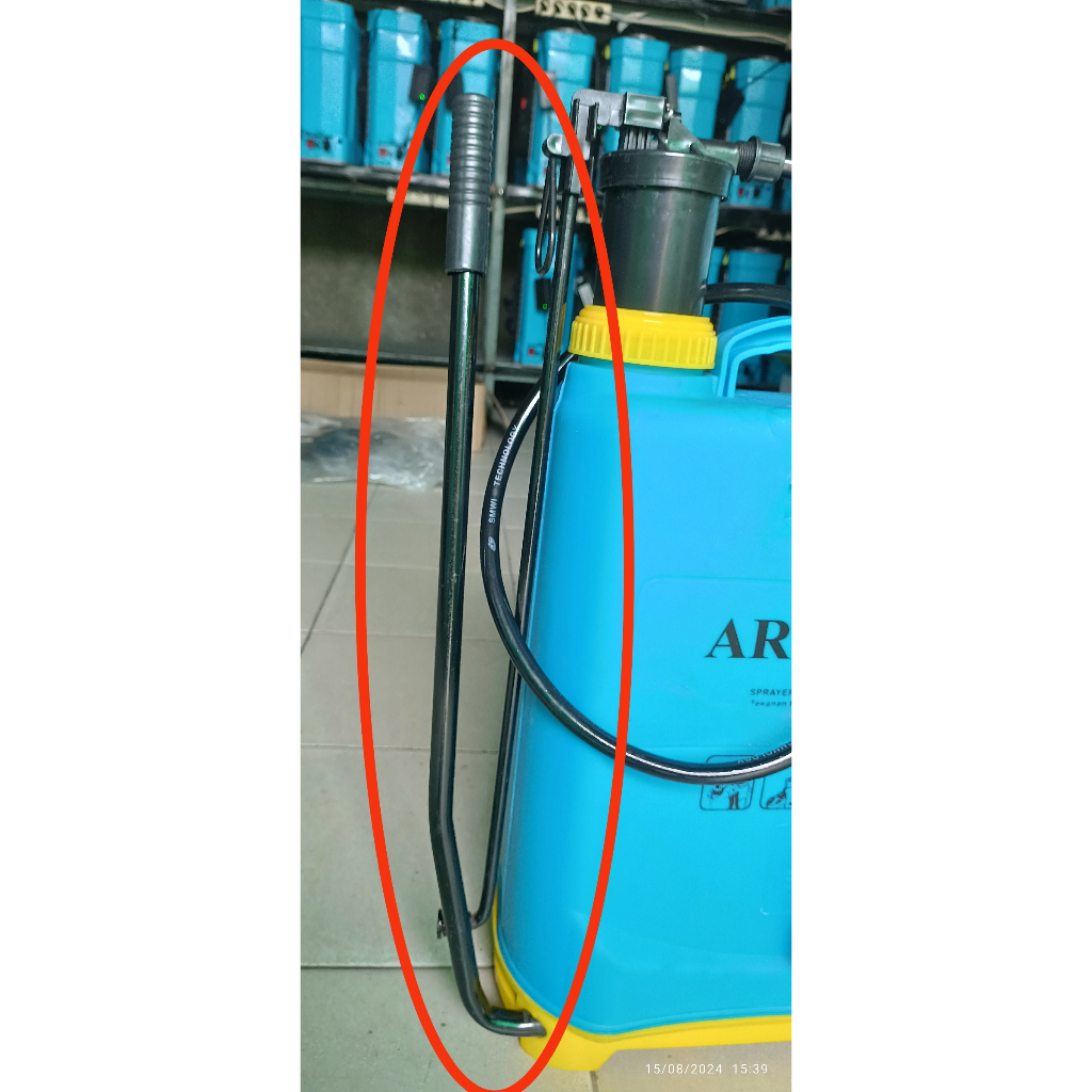 Tuas engkol tangki semprot Yoto | Artha | Dot.on | Polar putih | Amoy biru Manual