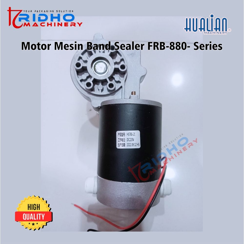 DC Motor Mesin Continuous Band Sealer FRB-880 Hualian