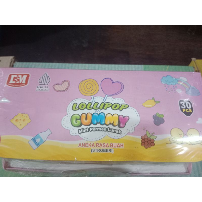 

Lollipop Gummy - Permen Rasa Lunak