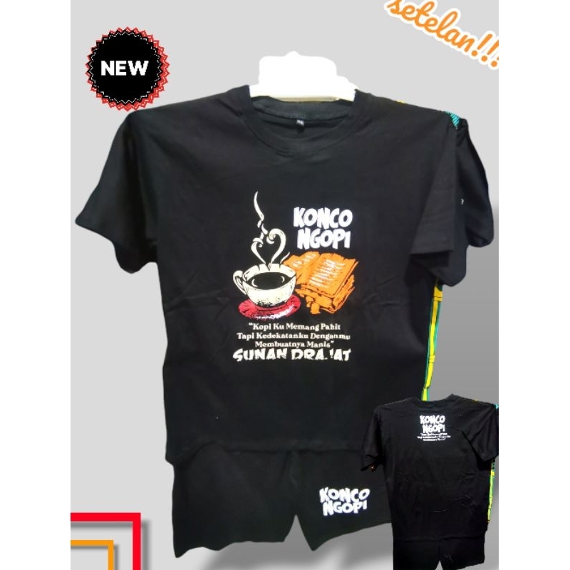 SUNAN DRAJAT Setelan Kaos Anak Laki Laki / Perempuan | Baju Setelan Anak Sunan Drajat | Setelan Anak