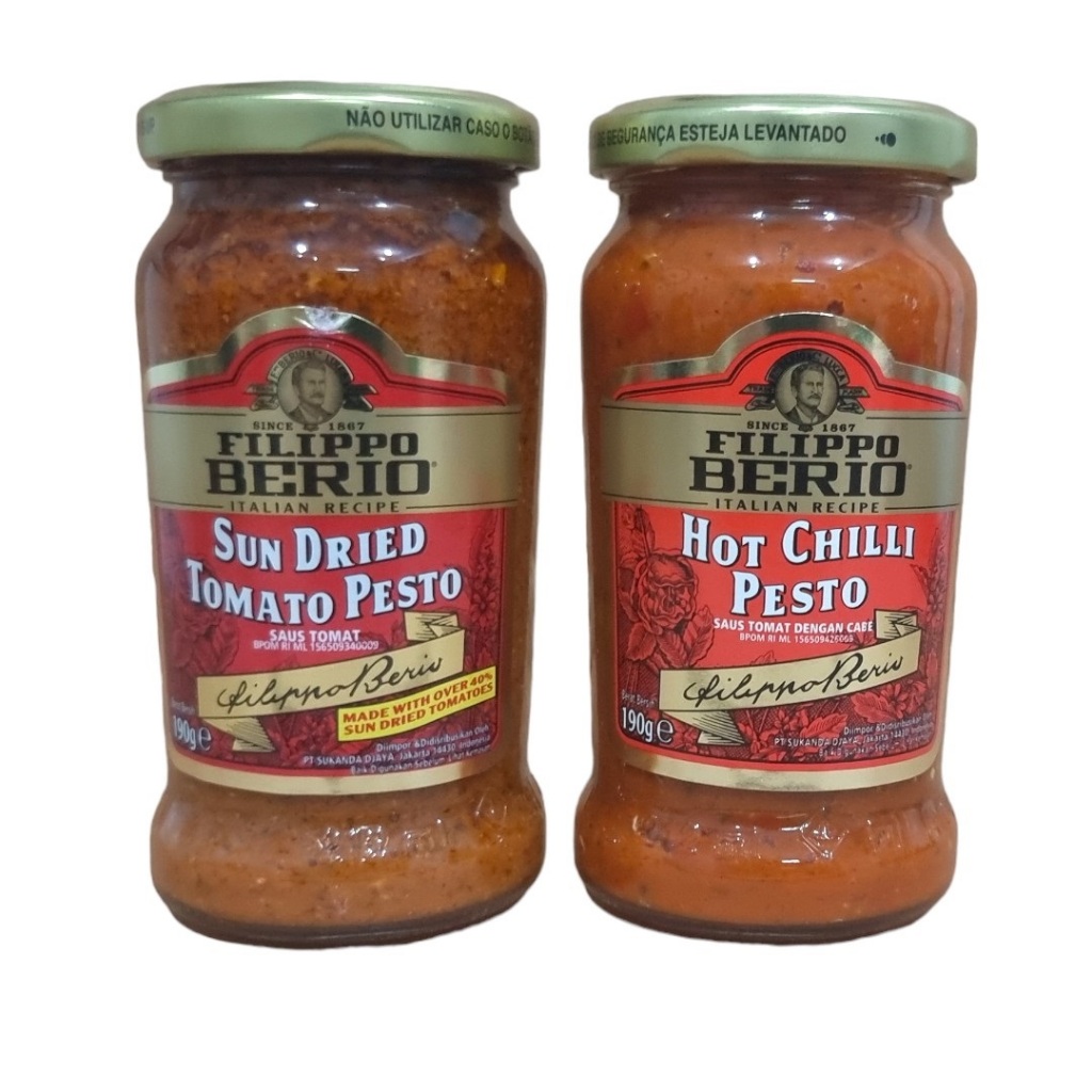 

Saus Saos Pesto Sauce pasta Filippo Berio 190 Gram (Pack)