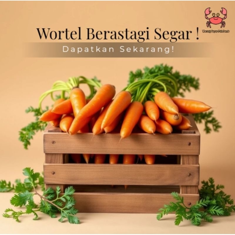 

Wortel Import (Brastagi) (Daucus carota) 250gr.