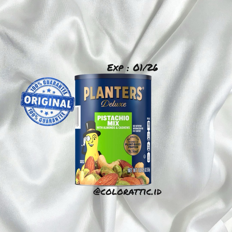 

PLANTERS PISTACHIO LOVERS NUT MIX WITH PISTACHIOS, ALMONDS & CASHEW