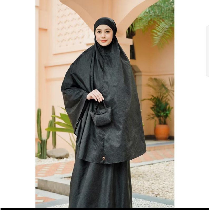 ZYTADELIA scarf Black - Prayer Set - Mukena Travel - New