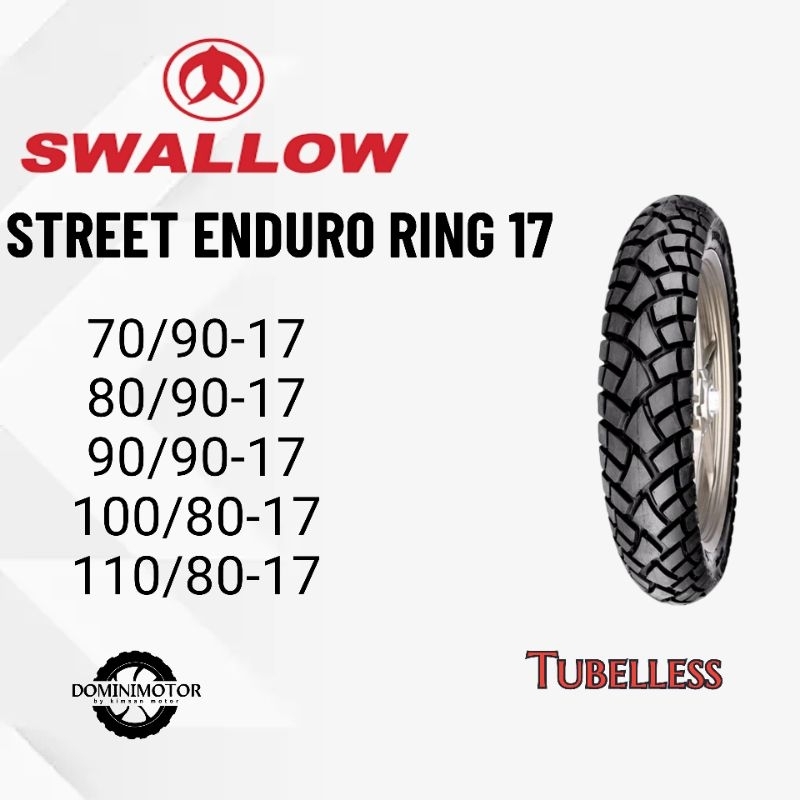 Ban Motor Swallow Ring 17 SWALLOW STREET ENDURO Ban Motor Ring 17 Ban Luar Motor Ring 17