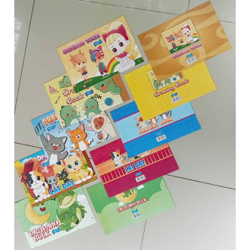 

Buku Gambar A4 SIKA 6 Lembar Murah / Drawing Book / Buku Menggambar 1 Pack isi 10 buku