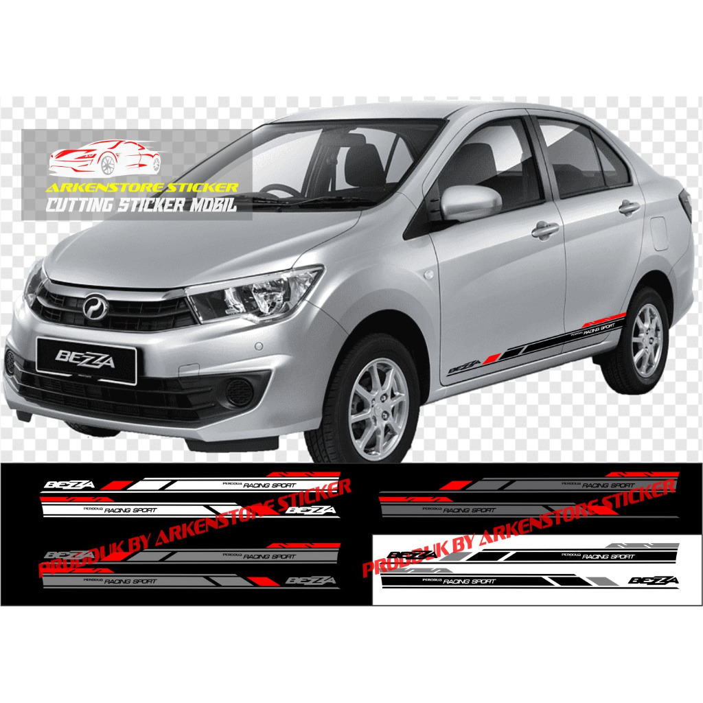 sticker mobil perodua bezza cutting sticker mobil bezza