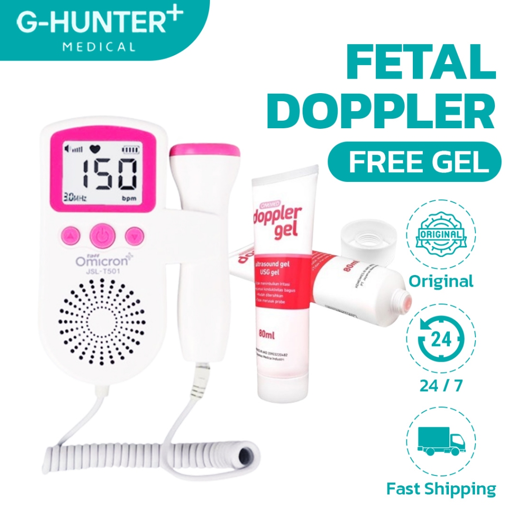 FETAL DOPPLER JANIN / Fetal Doppler Janin / Doppler Untuk Cek Detak Jantung Janin / Alat Cek Detak J