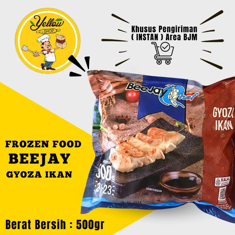 

BEEJAY CHEF GYOZA IKAN 500GR | FROZEN FOOD