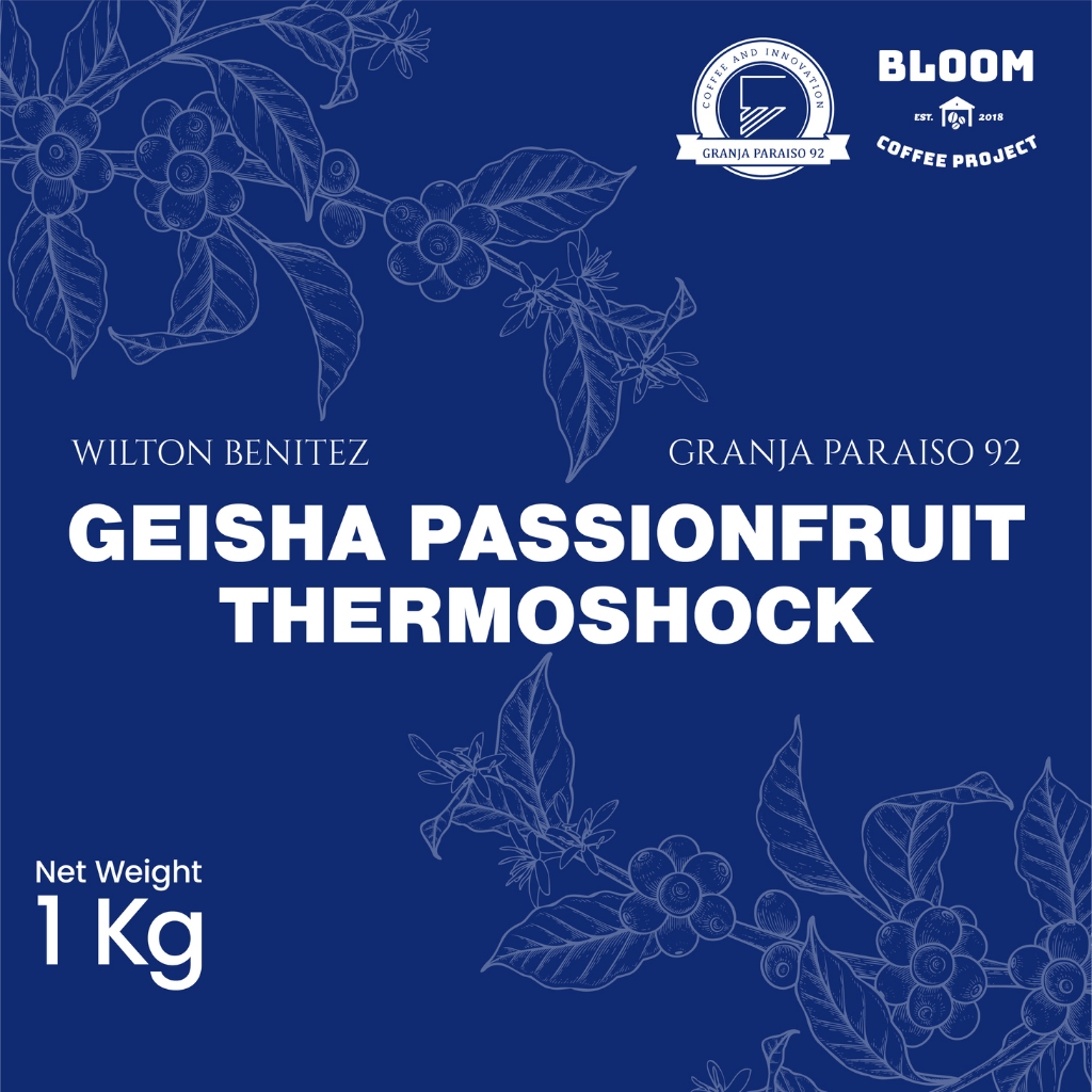 

BIJI KOPI COLOMBIA - GRANJA PARAISO 92 GEISHA PASSION FRUIT - DOUBLE FERMENTATION THERMOSHOCK