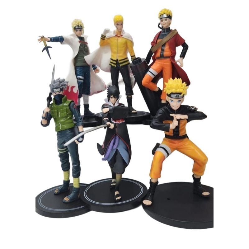 figure naruto Shippuden set pajangan mainan toppers