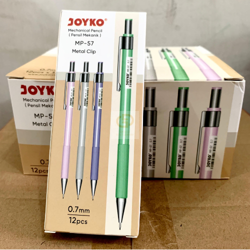 

(1 LUSIN / 12 PCS) Mechanical Pencil Pensil Mekanik Joyko MP-57 0.7 mm