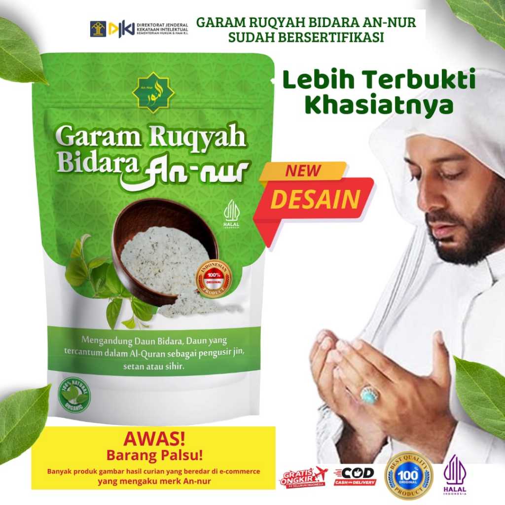 

[ 200gr original ] garam ruqyah bidara annur sudah didoakan dengan khusus - bisa digunakan untuk mandi