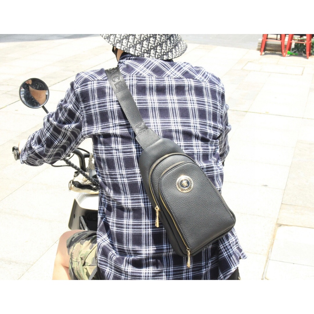 Versa** Tas Dada Pria Bekas Baru, Tas Selempang Bahu Modis dan Kasual Model: 529-4