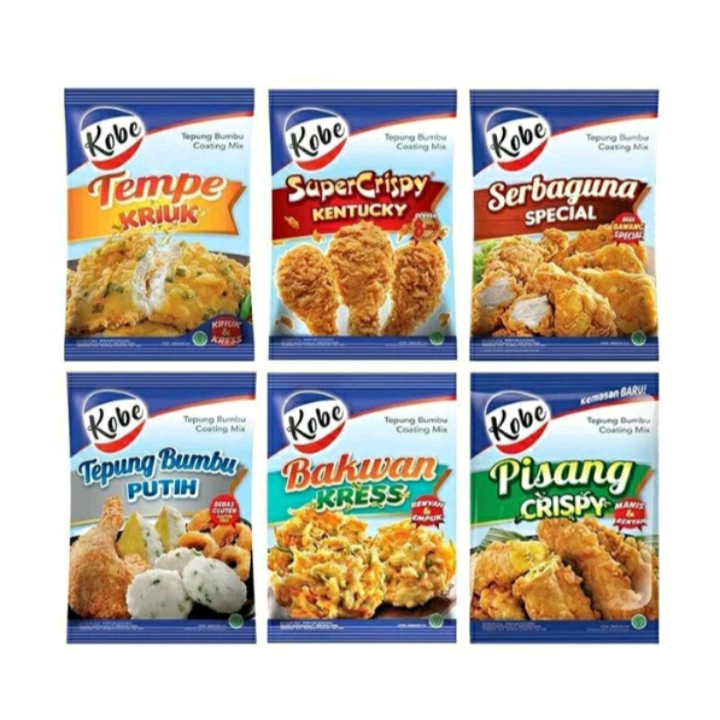 

tepung kobe renceng isi 10 pcs x 70gr bakwan tempe serbaguna kentucky
