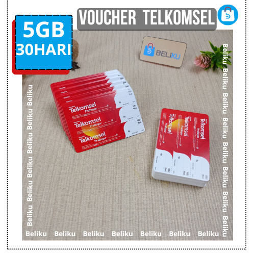 Voucher Kuota Telkomsel 5 GB 30 Hari TERMURAH